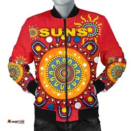 Gold Coast Men Bomber Jacket Suns Indigenous