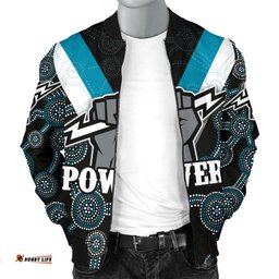 Port Adelaide Bomber Jacket For Men Power