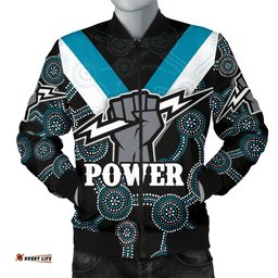 Port Adelaide Bomber Jacket For Men Power