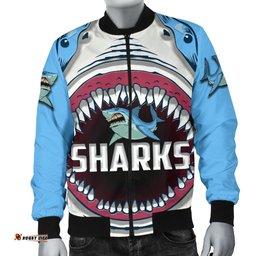 Sharks Rugby Men's Bomber Jacket Cronulla Sutherland