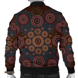 Bomber Jacket - Aboriginal Dot Painting Jacket Ver02 - Men