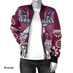 Sea Eagles Women Bomber Jacket Special Indigenous