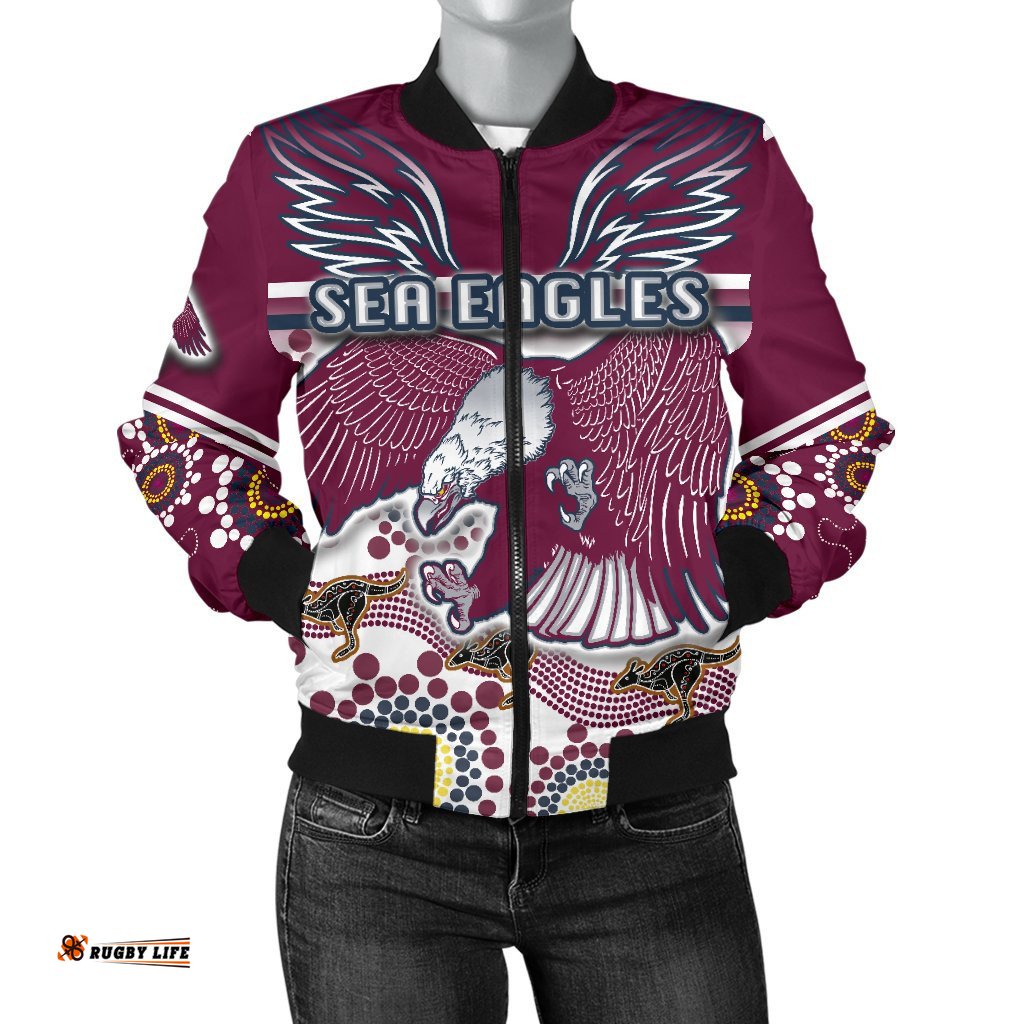 Sea Eagles Women Bomber Jacket Special Indigenous