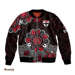 AFL St Kilda Saints 1873 Aboriginal Bomber Jacket