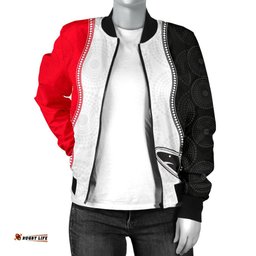 ST Kilda Women's Bomber Jacket Aboriginal