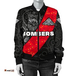 Custom Personalised Bombers Naidoc Week Women's Bomber Jacket Essendon Ingenious Spesial Version - Custom Text and Number