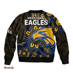 AFL West Coast Eagles 1986 Aboriginal Bomber Jacket