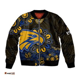 AFL West Coast Eagles 1986 Aboriginal Bomber Jacket
