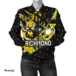 Richmond Women's Bomber Jacket Tigers Dotted
