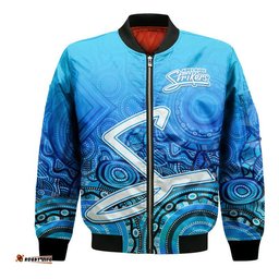 Adelaide Strikers Indigenous Aboriginal Arts Bomber Jacket