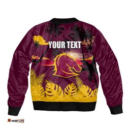 NRL Broncos Bomber Jacket Summer Vibe Style