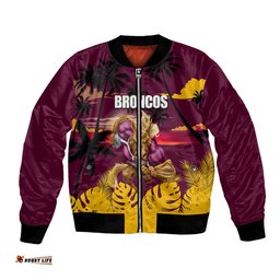 NRL Broncos Bomber Jacket Summer Vibe Style