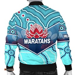 New South Wales Rugby Union Men Bomber Jacket Indigenous NSW - Waratahs