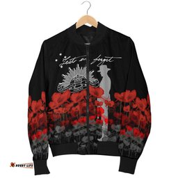 Anzac Day Men's Bomber Jacket - Remember Them
