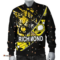 Richmond Men's Bomber Jacket Tigers Dotted