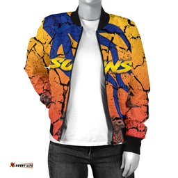 Gold Coast Zip Women Bomber Jacket Suns Origin Indigenous