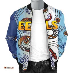 Parramatta Men Bomber Jacket Eels Simple Indigenous