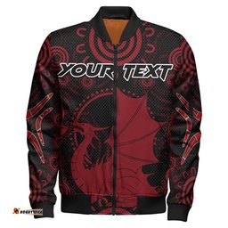 St. George Rugby Bomber Jacket - Custom Indigenous Dragons Bomber Jacket RLT13