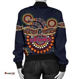 Adelaide Bomber Jacket For Women Indigenous Crows