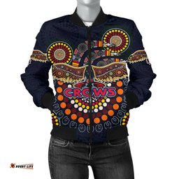 Adelaide Bomber Jacket For Women Indigenous Crows