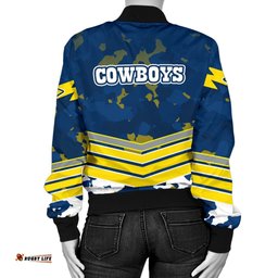Camouflage Cowboys Anzac Women Bomber Jacket North Queensland
