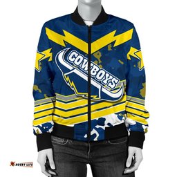 Camouflage Cowboys Anzac Women Bomber Jacket North Queensland