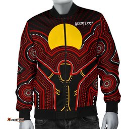 Aboriginal Personalised Men's Bomber Jacket - The Sun Always Shines
