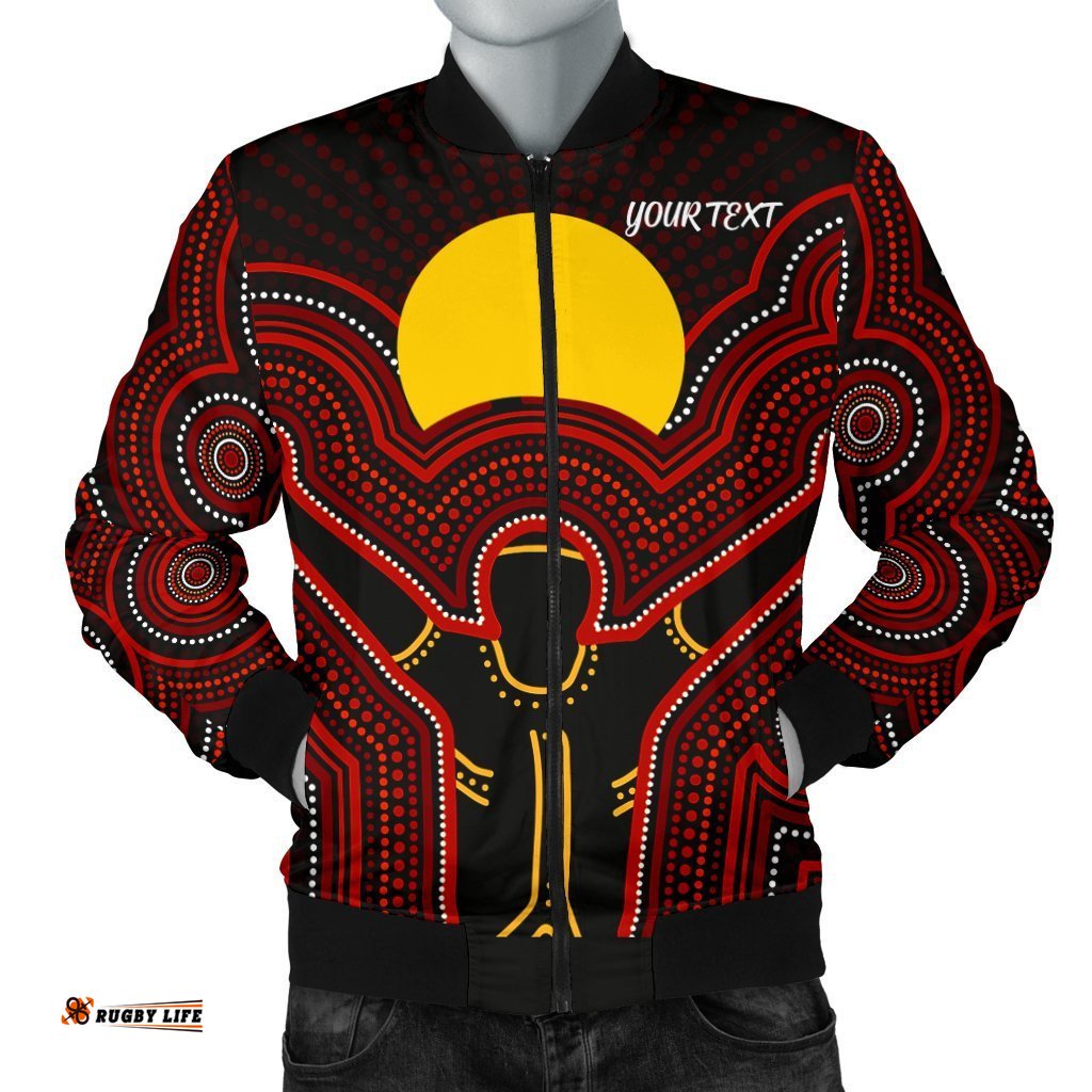 Aboriginal Personalised Men's Bomber Jacket - The Sun Always Shines