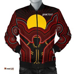 Aboriginal Personalised Men's Bomber Jacket - The Sun Always Shines