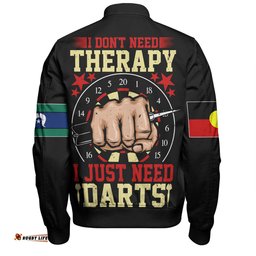 Australia Sport Darts Custom Bomber Jacket - Darts Sport Custom I Just Need Darts Bomber Jacket