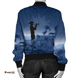 Australia Navy Anzac Women's Bomber Jacket - Remembering Our Heroes