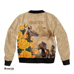Personalised Melbourne Horse Racing Bomber Jacket Australia Wonder Horse
