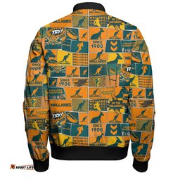 Wallabies Sport Bomber Jacket - Team Of Us Die Hard Fan Supporters Comic Style