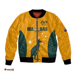 Custom Australia Matildas Pride With Kangaroo Bomber Jacket