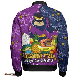 Melbourne Storm Custom Bomber Jacket - Australian Big Things Bomber Jacket