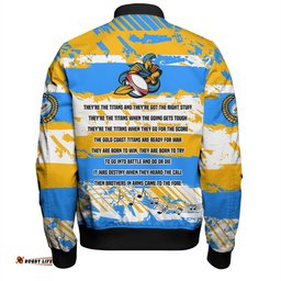 Gold Coast Titans Sport Bomber Jacket - Theme Song Inspired