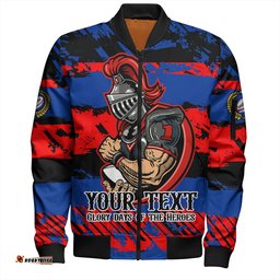 Newcastle Knights Sport Bomber Jacket - Theme Song Inspired