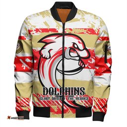 Redcliffe Dolphins Bomber Jacket - Theme Song Inspired