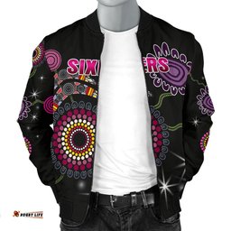 Sydney Men's Bomber Jacket Sixers Indigenous - Black