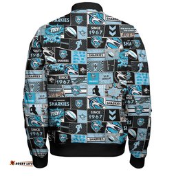 Cronulla-Sutherland Sharks Bomber Jacket - Team Of Us Die Hard Fan Supporters Comic Style