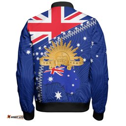 Australia Bomber Jacket - Anzac Day Lest We Forget Australia Flag