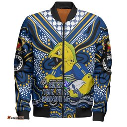 Parramatta Eels Bomber Jacket Aboriginal Inspired Naidoc Week Custom For Die Hard Fan Supporters