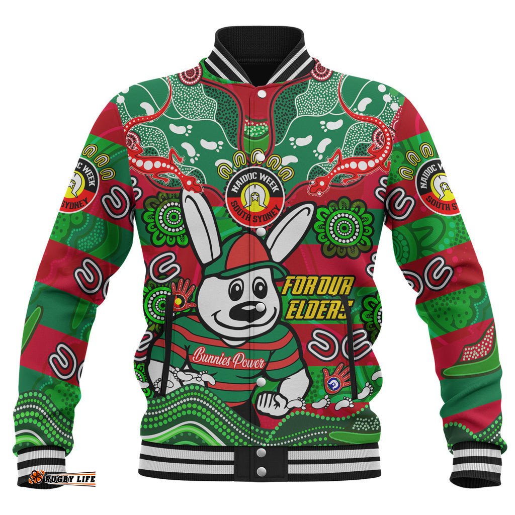 Australia South of Sydney Naidoc Week Custom Baseball Jacket - For Our Elders Home Jersey Jacket