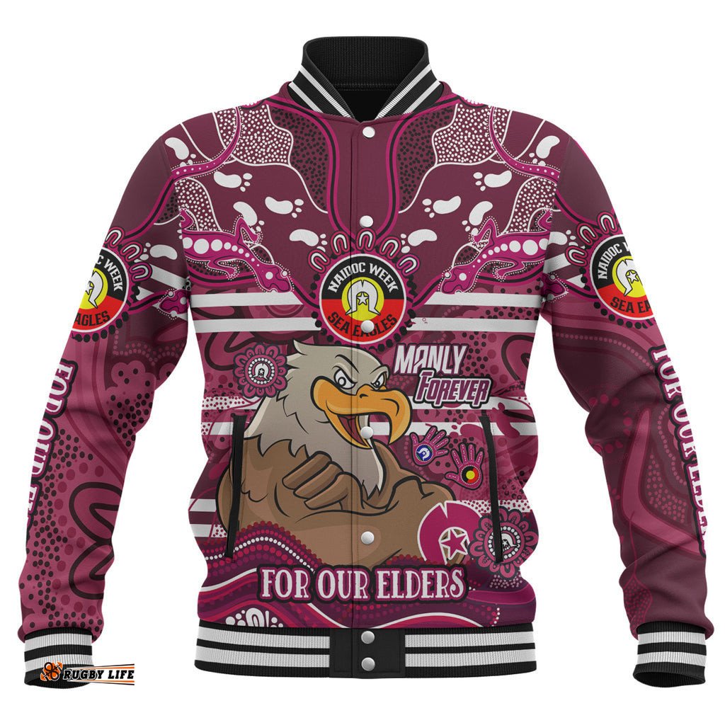 Australia Sydney's Northern Beaches Naidoc Week Custom Baseball Jacket - For Our Elders Home Jersey Jacket
