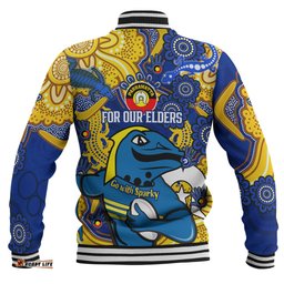 Australia Parramatta Naidoc Week Custom Baseball Jacket - For Our Elders Go With Sparky Jacket