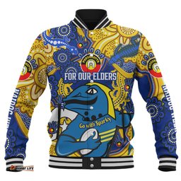 Australia Parramatta Naidoc Week Custom Baseball Jacket - For Our Elders Go With Sparky Jacket