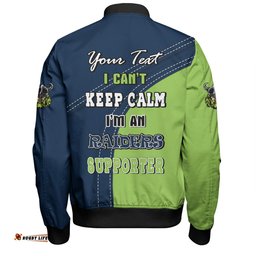 Canberra Raiders Bomber Jacket Custom Team Of Us Die Hard Fan Supporters