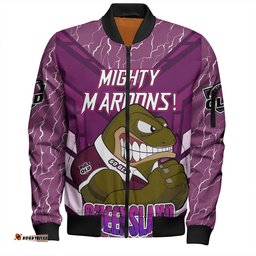 Cane Toads Sport Bomber Jacket - Custom Mighty Maroons