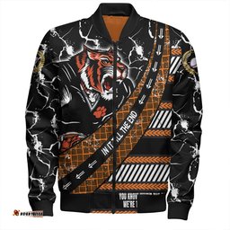 Wests Tigers Bomber Jacket - Theme Song For Rugby With Sporty Style