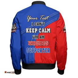 Newcastle Knights Bomber Jacket Custom Team Of Us Die Hard Fan Supporters